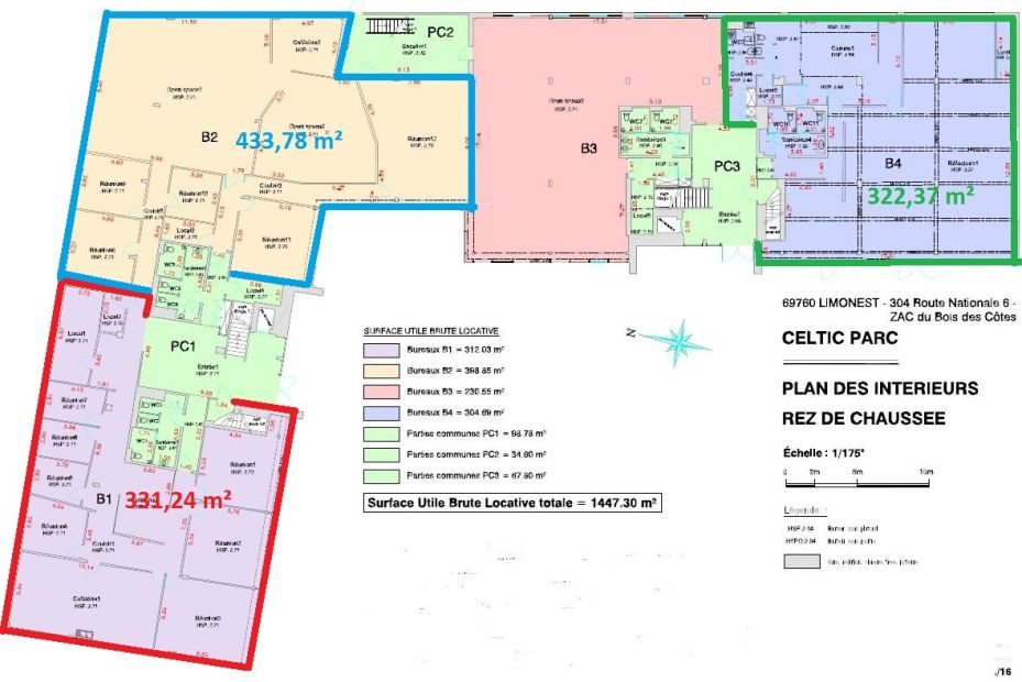 Bureau Limonest 476m² Location bureau Limonest Rhône OLBUR2109058 15